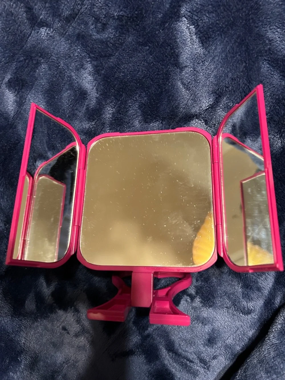 Pink 3-Way Vanity Mirror